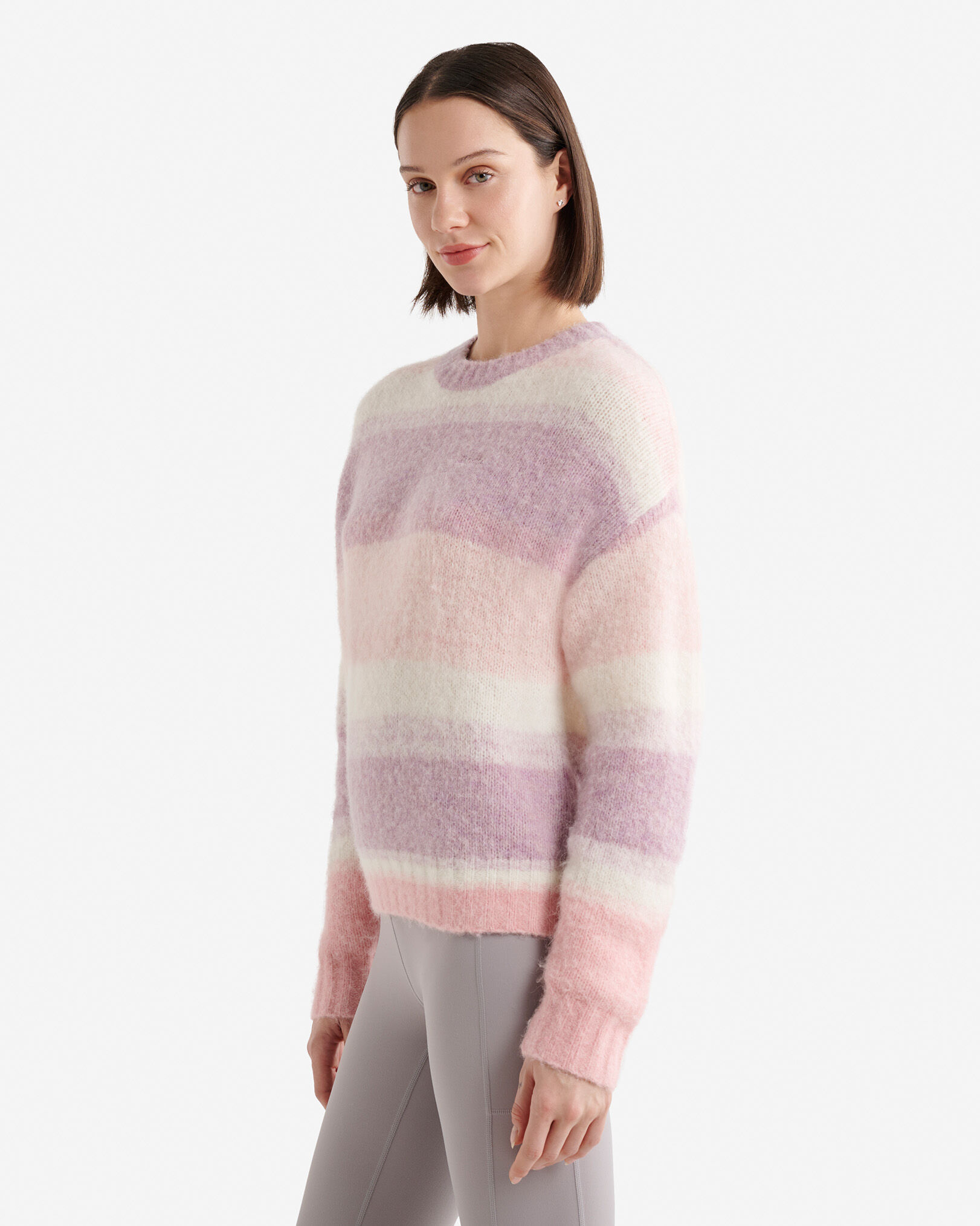 Chandail à col rond en laine d'alpaga Aurora