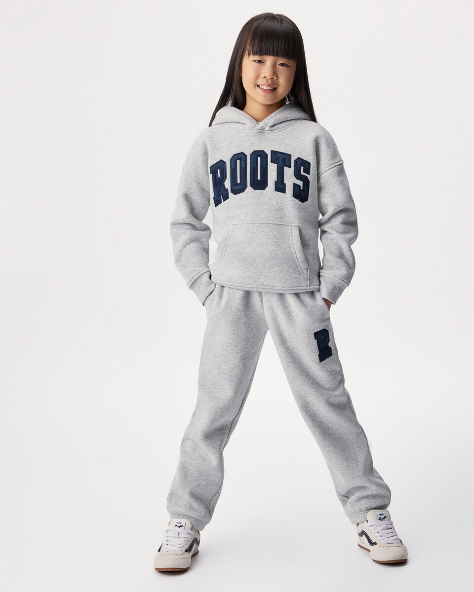 Kids Plaid Applique Hoodie