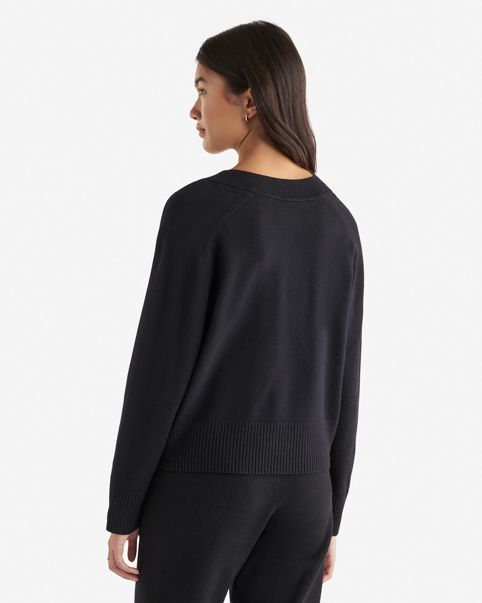 High v neck sweater sales