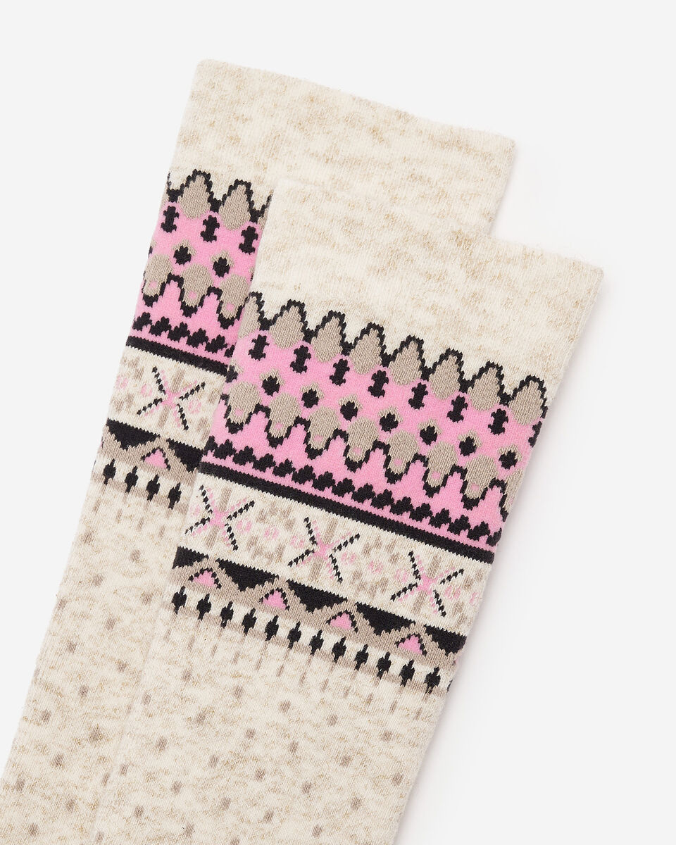 Adult Modern Fair Isle Boot Sock