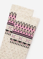Adult Modern Fair Isle Boot Sock