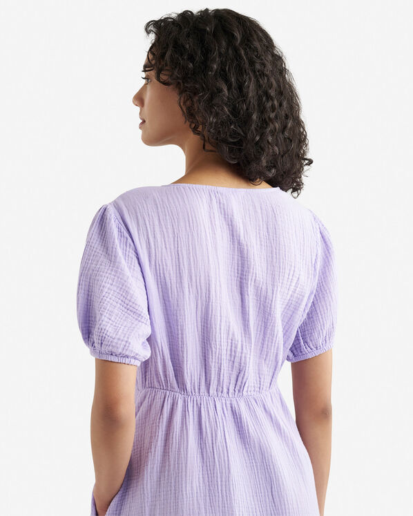 Isla Cotton Gauze Tea Dress