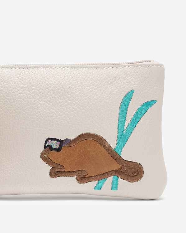 Skiing Beaver Pouch Cervino