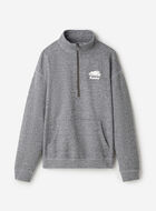 Organic Cooper Relaxed Quarter Zip Stein
