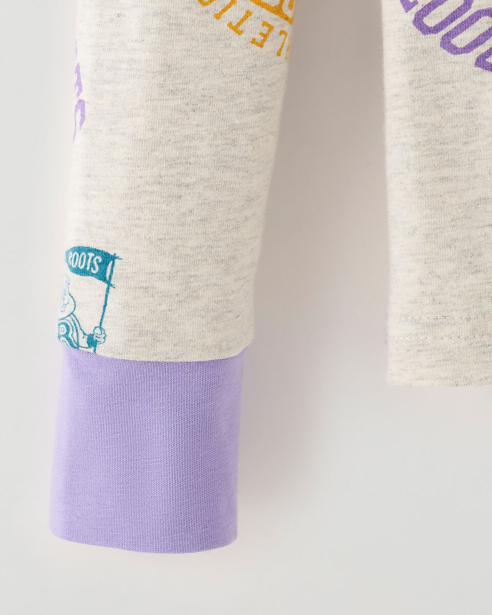Kids White Athletics Club PJ Set