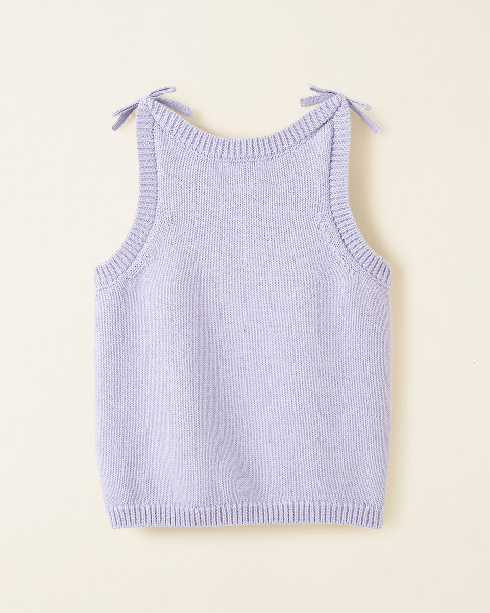 Toddler Girls Sweater Knit Tank