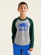 T-shirt style baseball Cooper en coton bio pour enfants