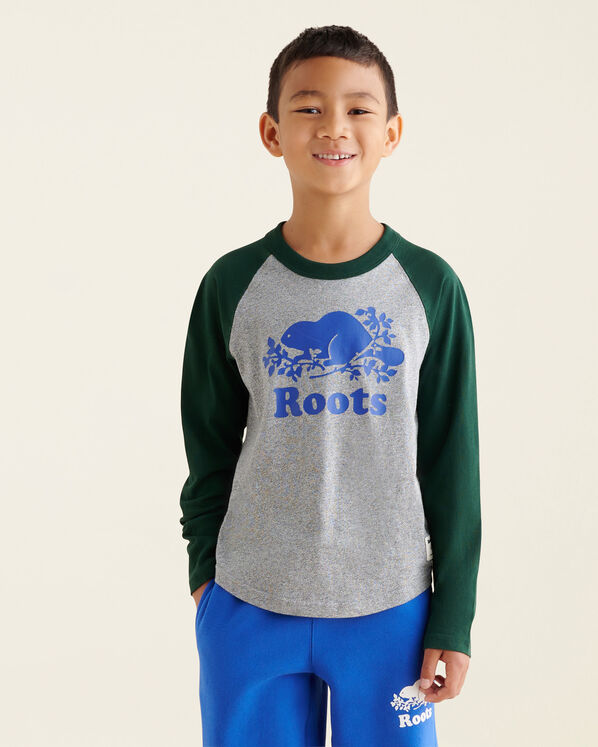 T-shirt style baseball Cooper en coton bio pour enfants