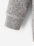 Chandail original à capuchon et glissière en coton bio pour bébés