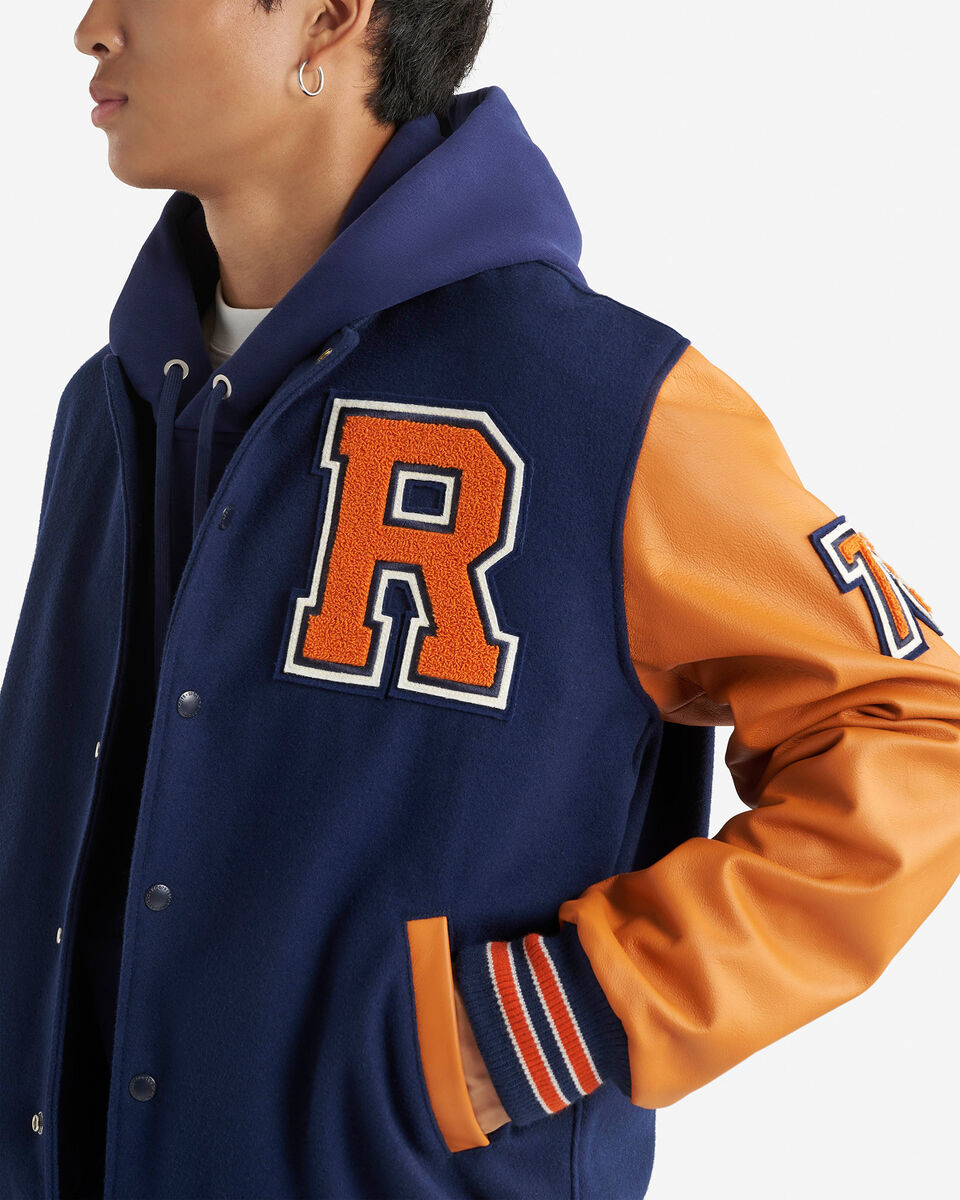 Blouson universitaire rétro pour homme