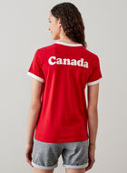 Womens Canada Ringer T-shirt