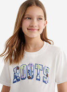 T-shirt motif floral pour enfant