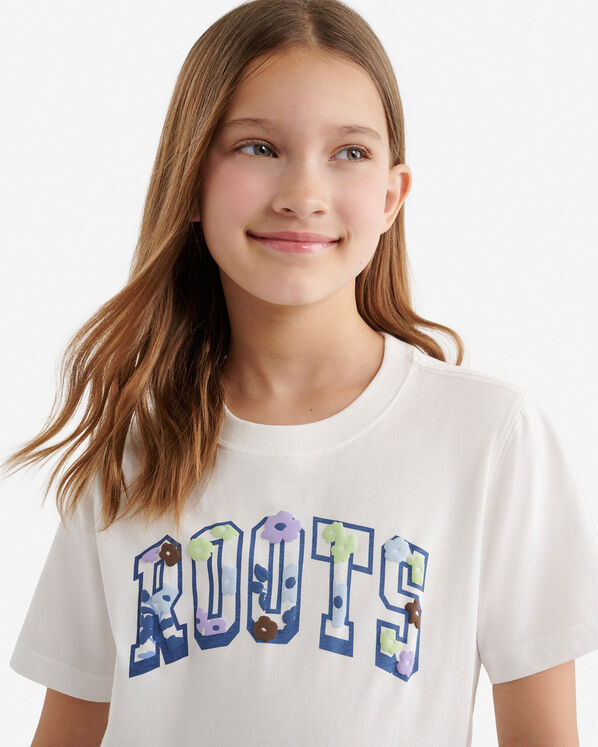 T-shirt motif floral pour enfant