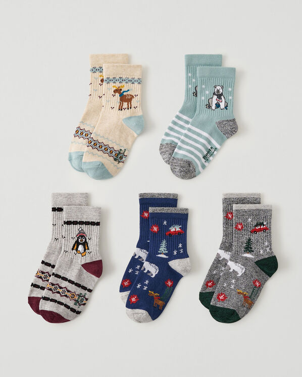 5 paires de chaussettes pour enfants