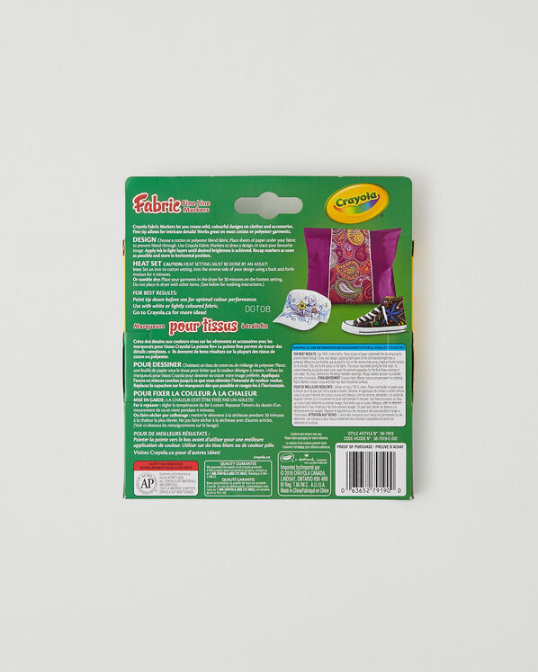 Crayola Fabric Markers 10 Pack