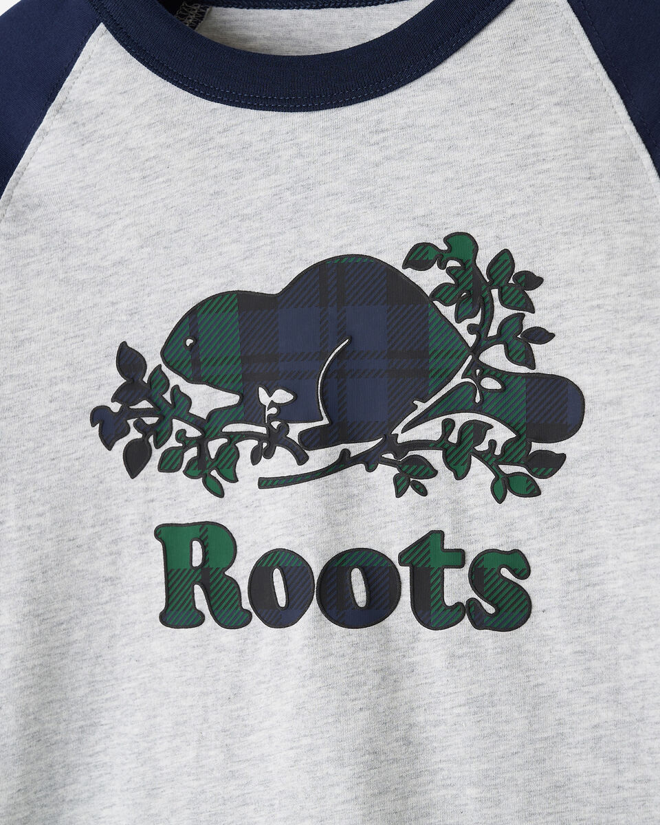 Kids Plaid Baseball T-Shirt