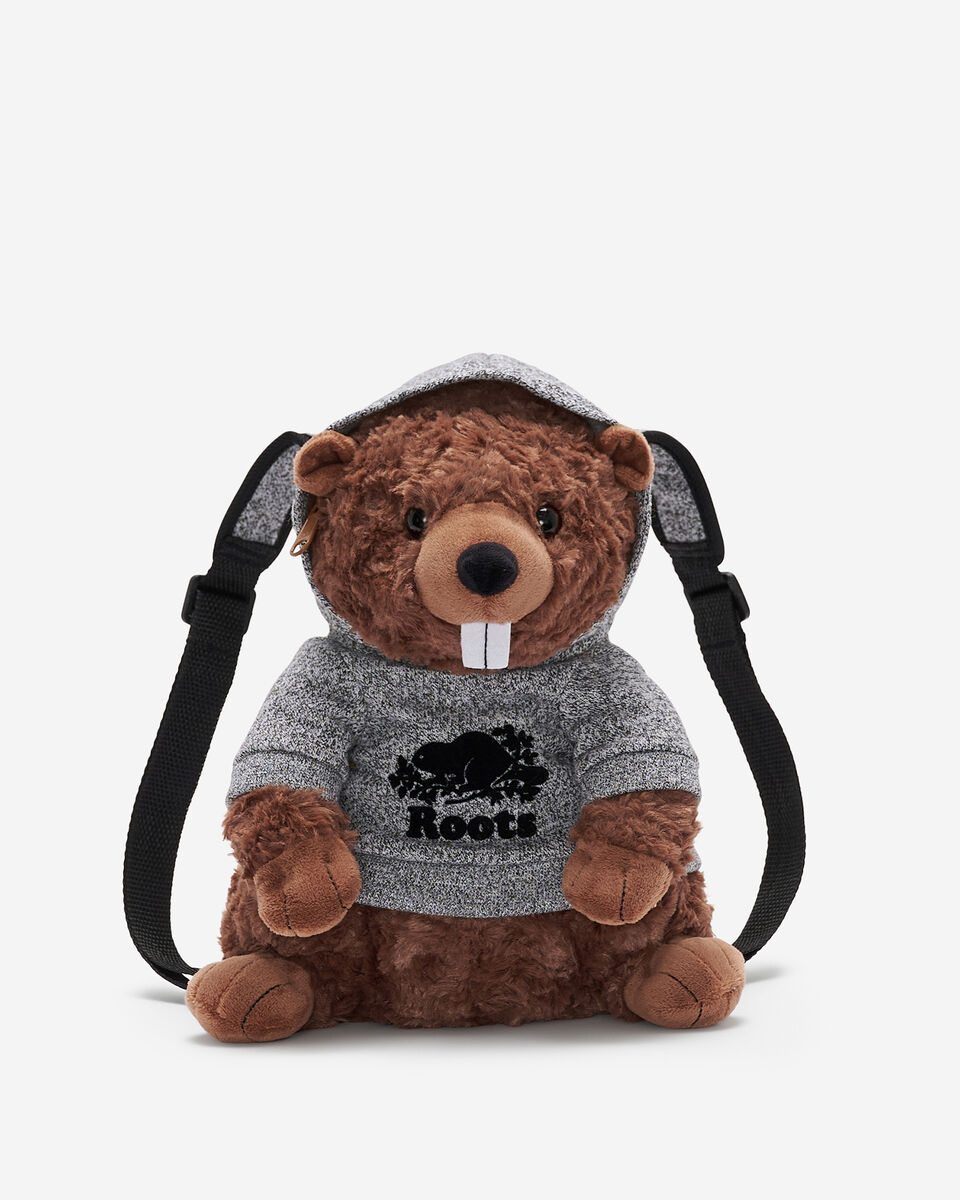 Sac Castor en peluche Roots pour enfants