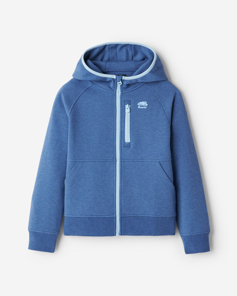 Chandail &agrave; capuchon et glissi&egrave;re en tissu interlock Recover pour enfants