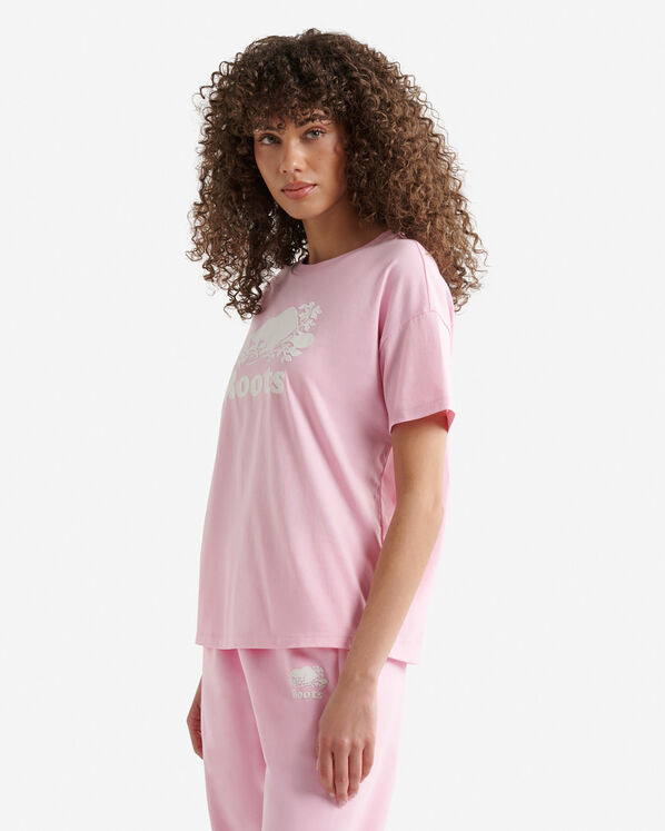 T-shirt d&eacute;contract&eacute; en coton bio Cooper pour femme