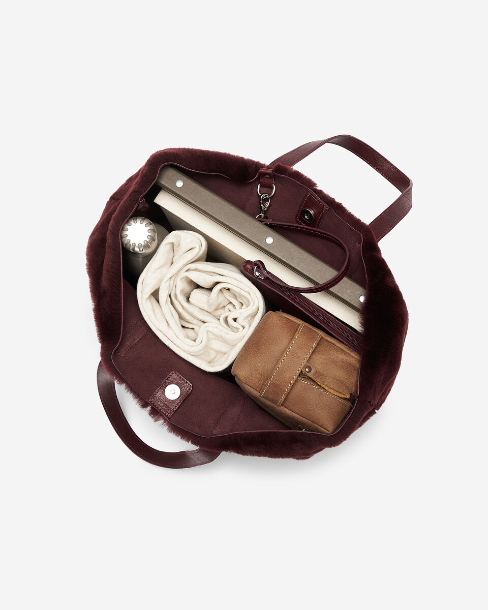Shearling Carryall Tote