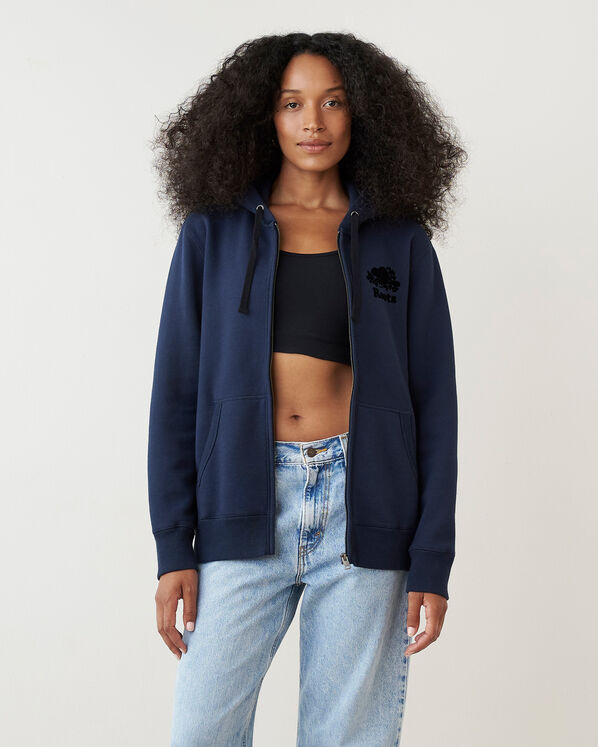 Chandail original à capuchon et glissièreen coton bio