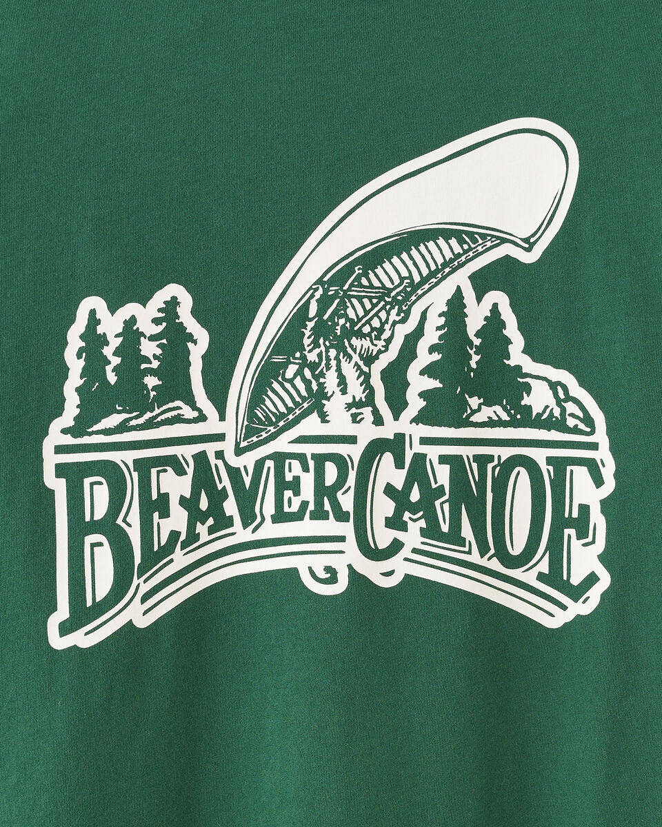 T-shirt à manches longues décontracté Beaver Canoe pour homme 