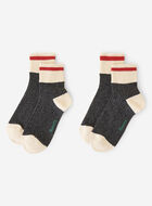 Adult Cotton Cabin Ankle Sock 2 Pack