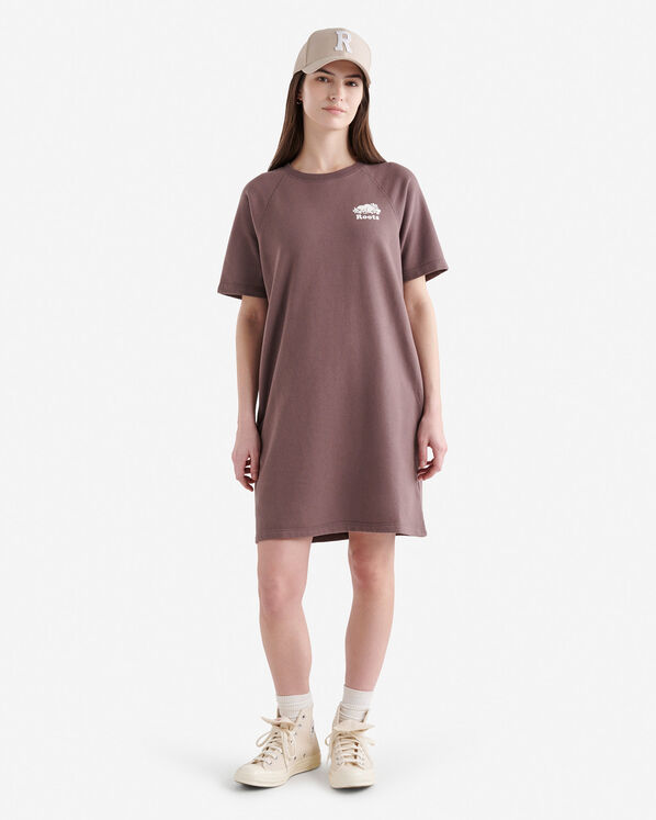 Organic Cooper Short Sleeve Sweat Dress