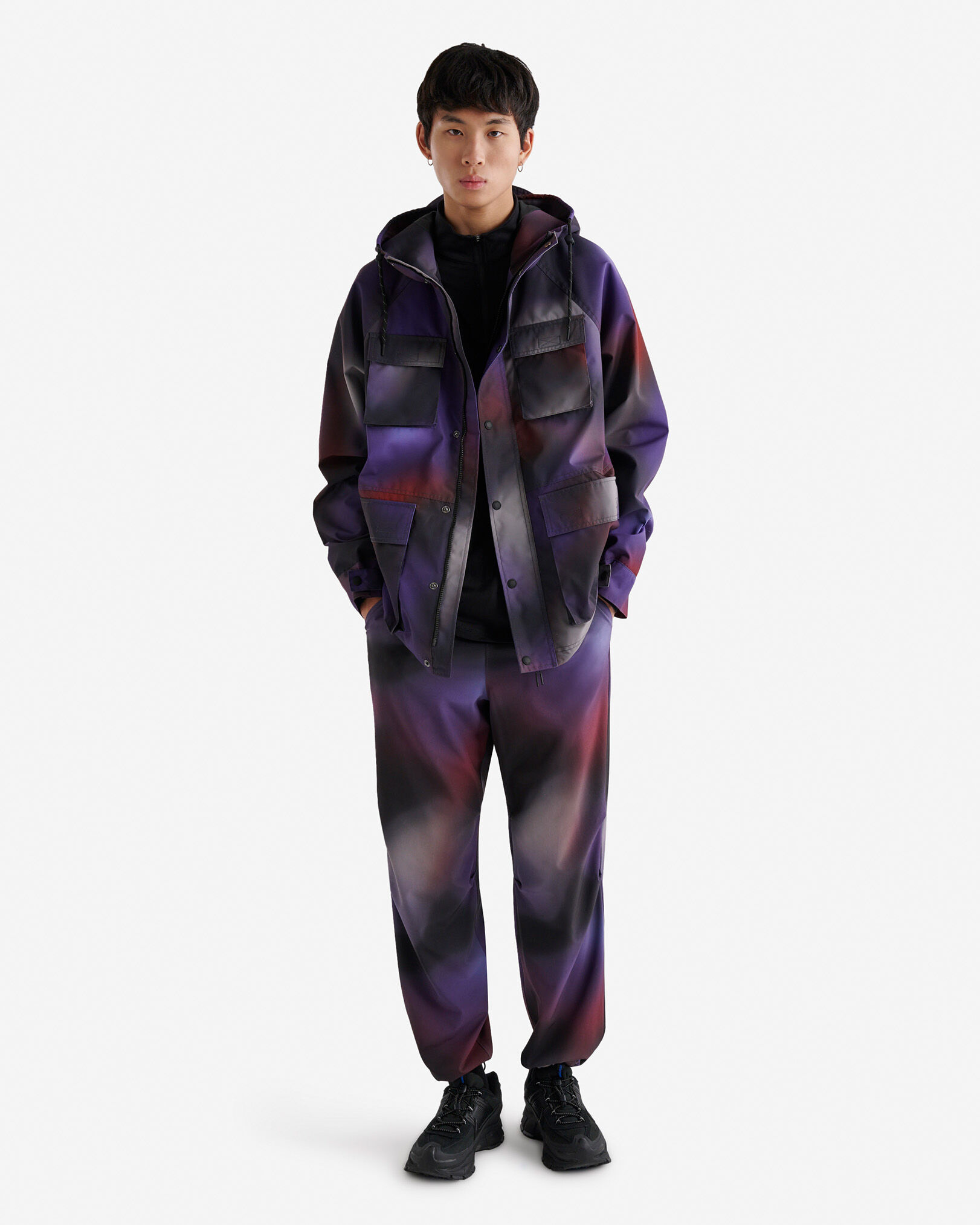 Blouson à capuchon