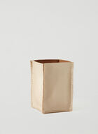 Small Rollover Basket Metallic