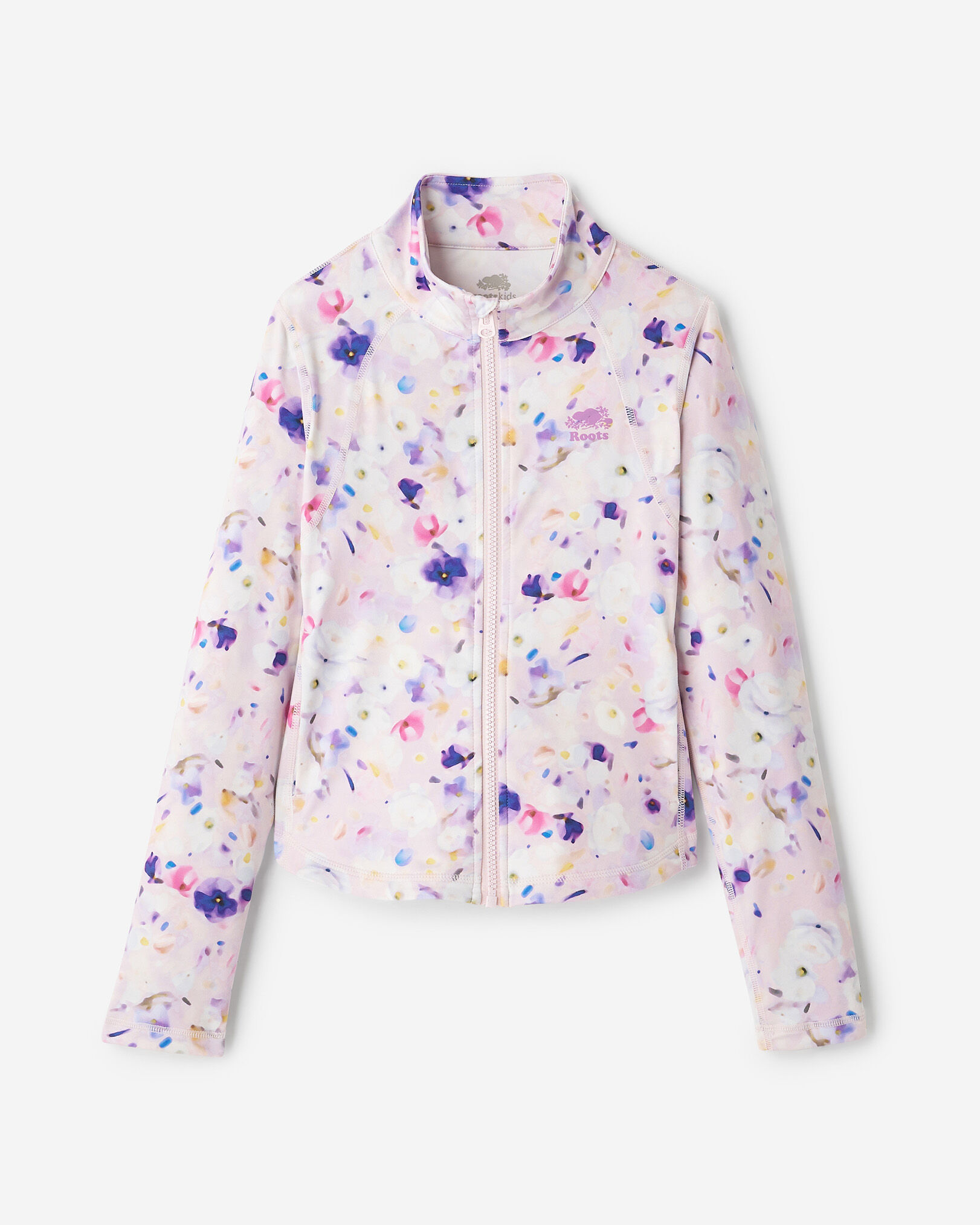 Girls Active Fitted Track Jacket