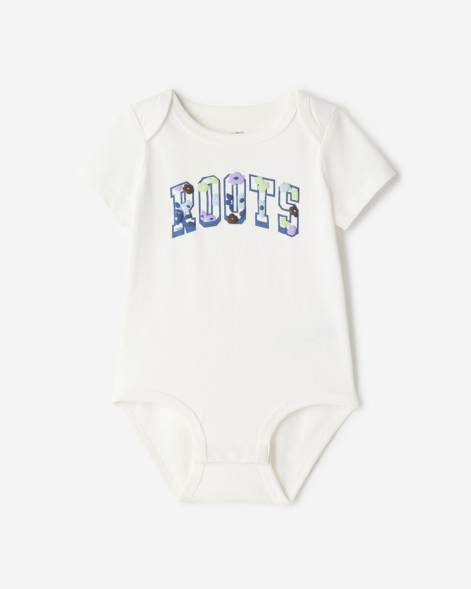 Combinaison motif floral pour b&eacute;b&eacute;