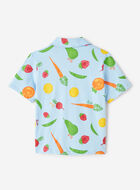 Kids Garden Print Camp Shirt