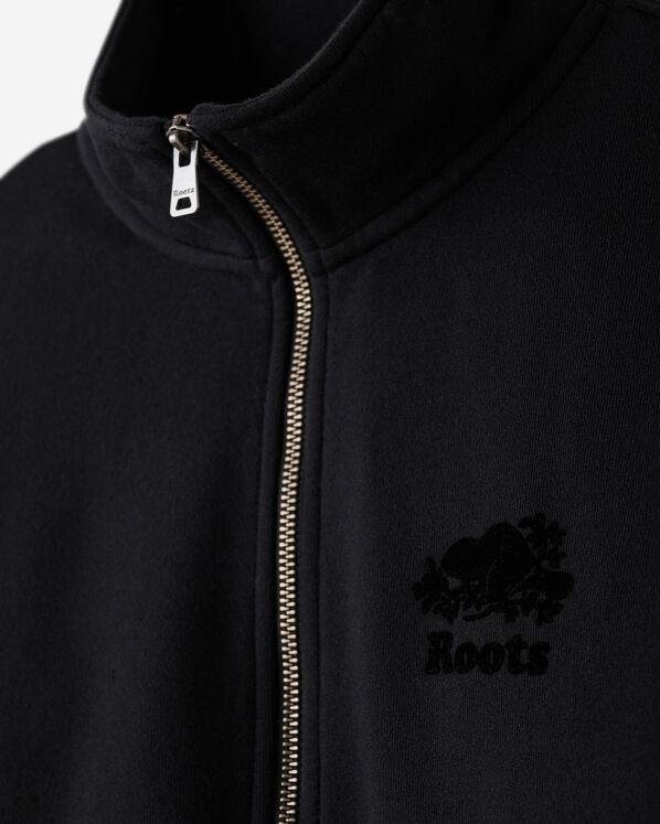 Chandail à col à glissière décontracté Cooper en coton bio