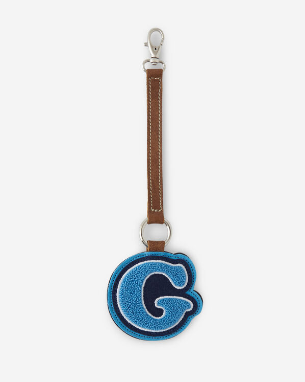 Breloque en chenille en forme de lettre