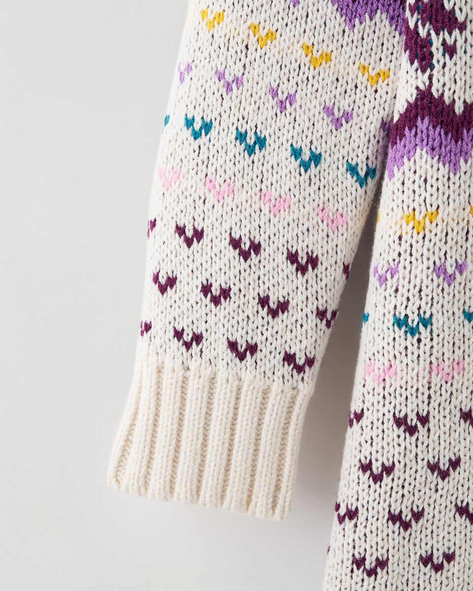 Toddler Girls Fair Isle Sweater Dress