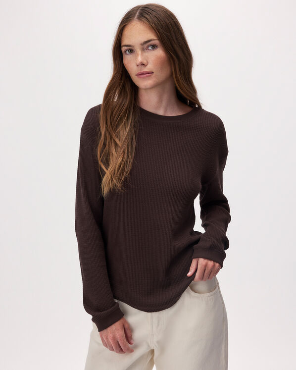 Waffle Long Sleeve Top