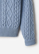 Cable Knit Quarter Zip Sweater