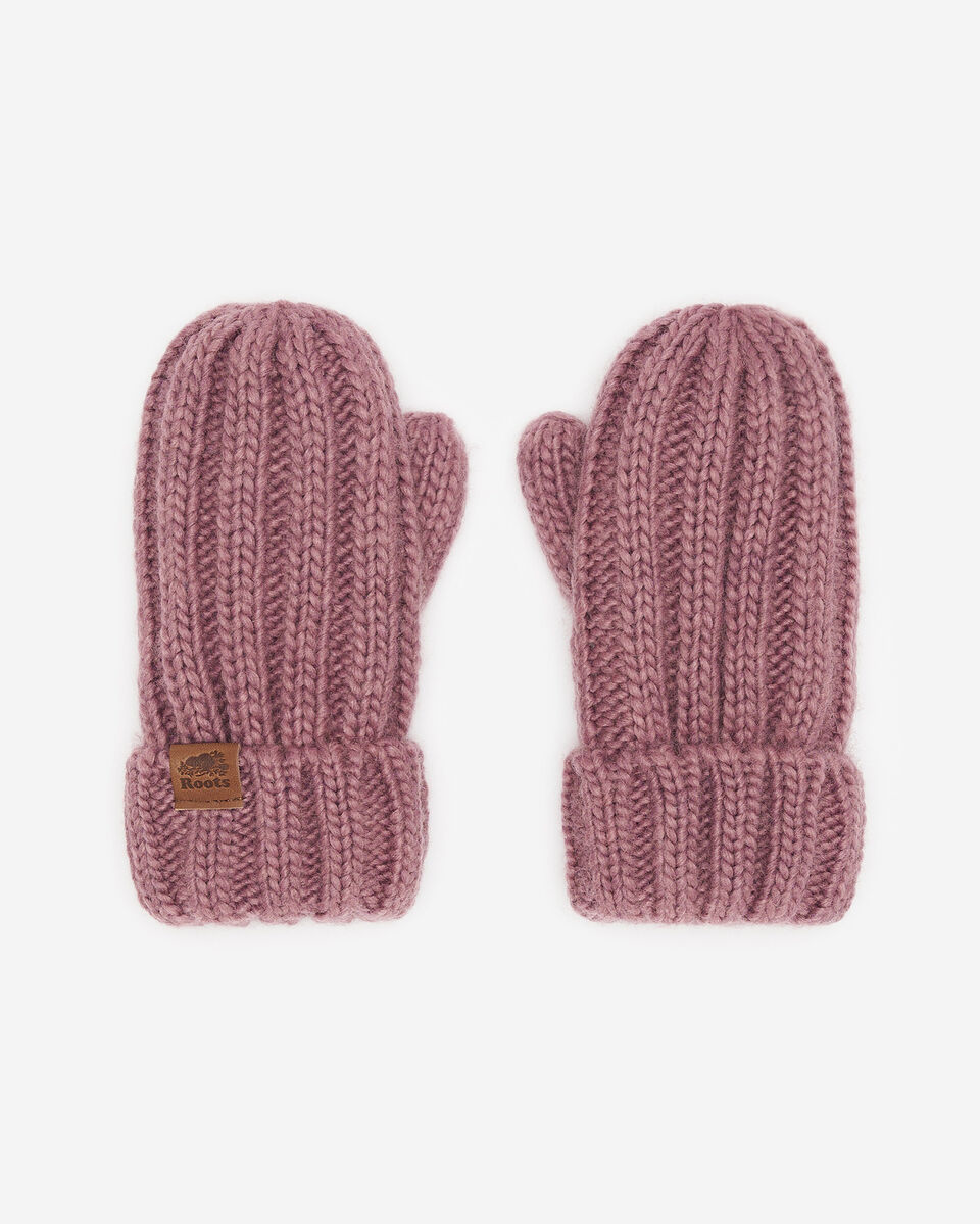 Kids Rib Knit Mitten