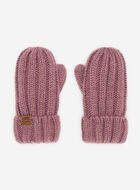 Kids Rib Knit Mitten