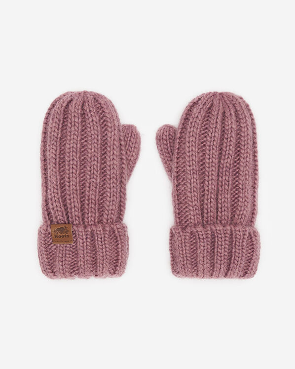 Kids Rib Knit Mitten