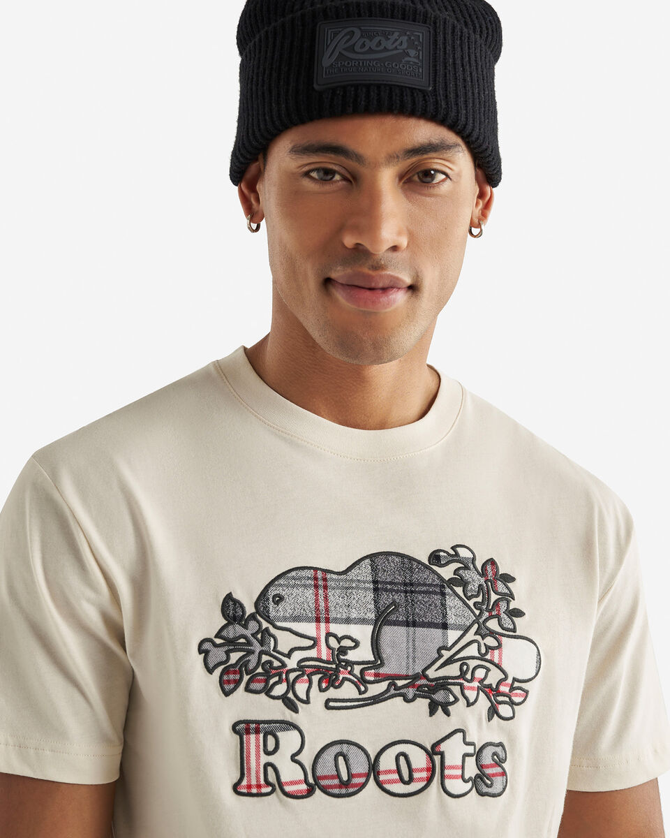 T-shirt Cooper à carreaux pour hommes