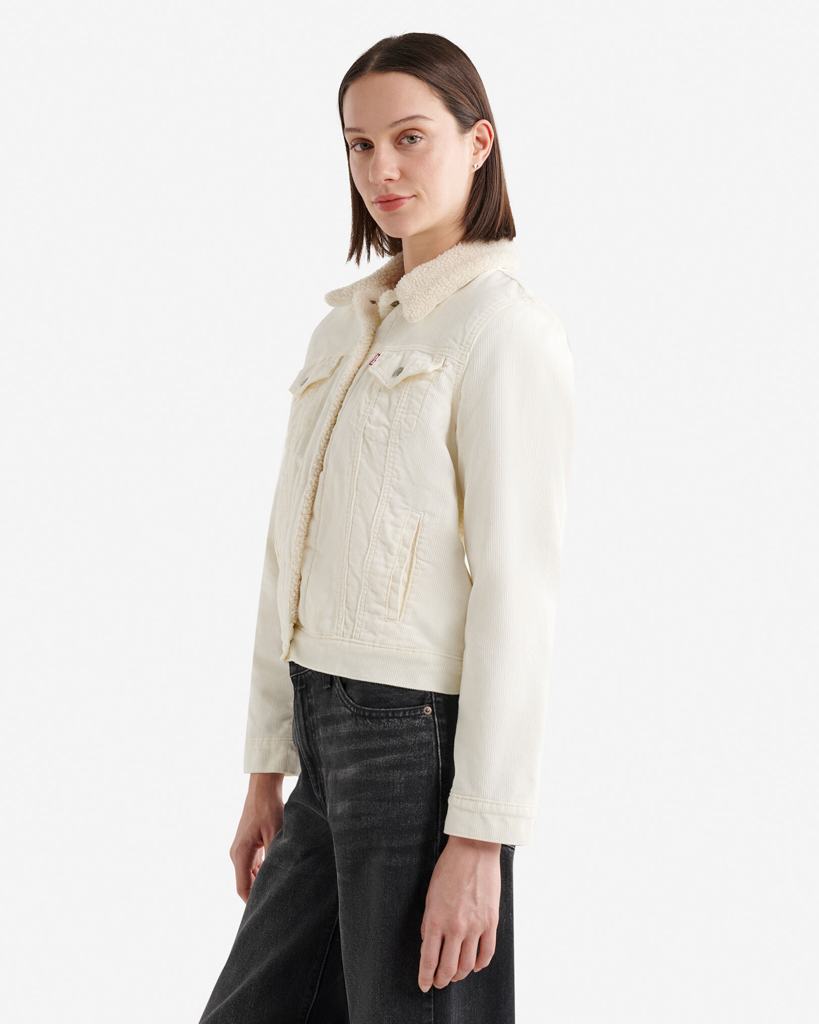 Veste en sherpa originale Levi's pour femme