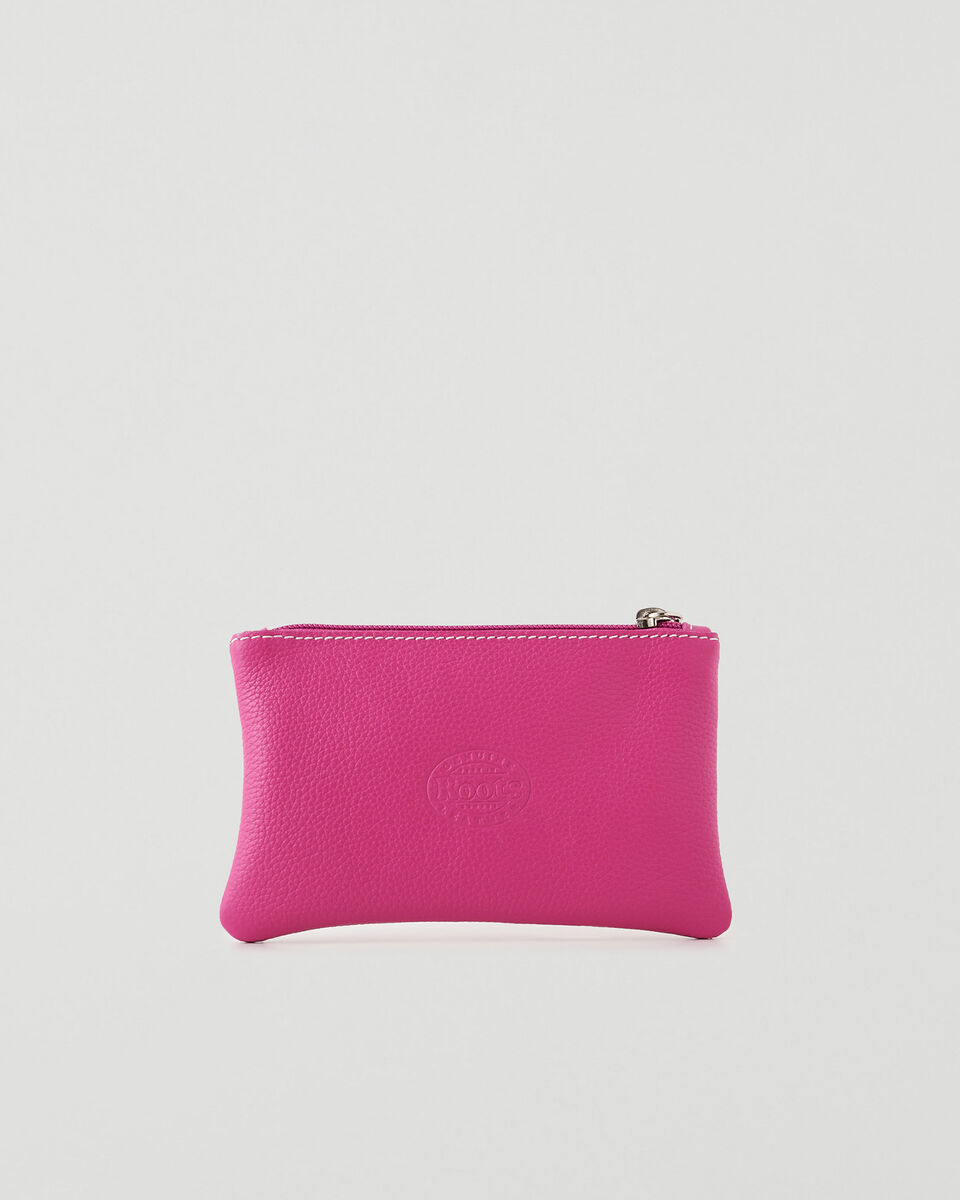 Pochette moyenne à glissière en cuir Cervino