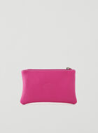 Pochette moyenne à glissière en cuir Cervino