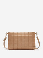 Pochette bouffante carrée à bandoulière
