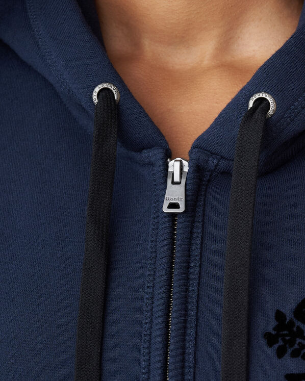 Chandail original à capuchon et glissièreen coton bio