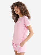 T-shirt &agrave; bordures contrastantes en coton bio Cooper pour femme