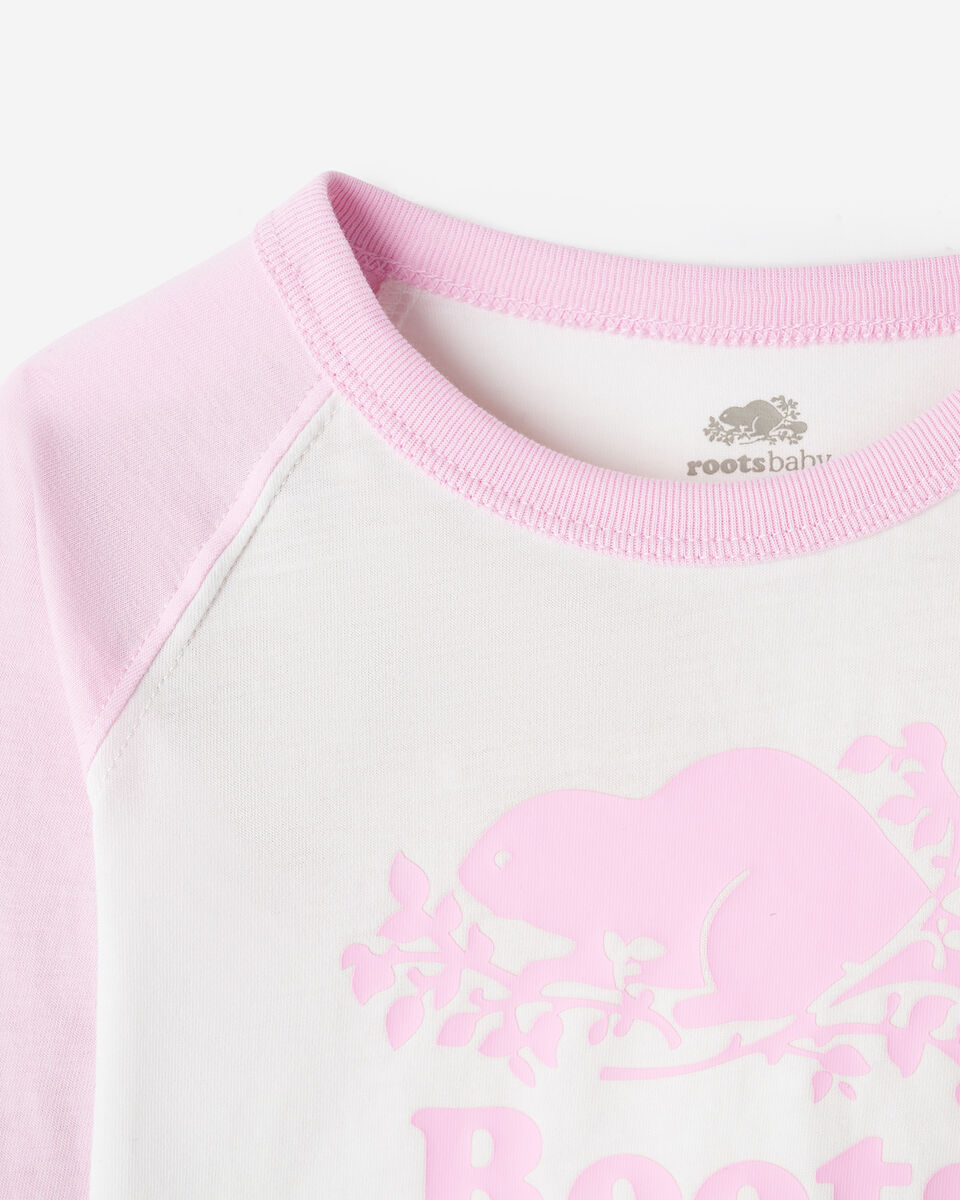 T-shirt style baseball Cooper en coton bio pour bébés