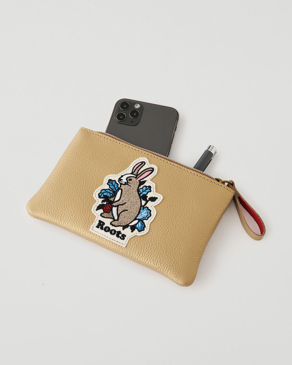 Rabbit Medium Zip Pouch